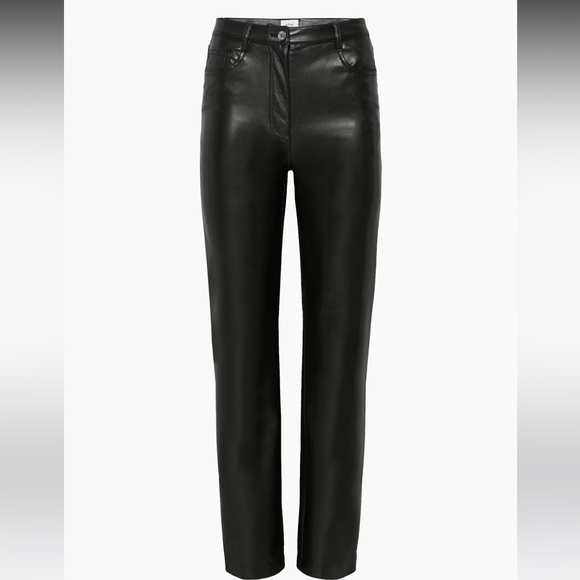 NEW NWT Aritzia The Melina™ Vegan Leather Pant - Picture 1 of 4